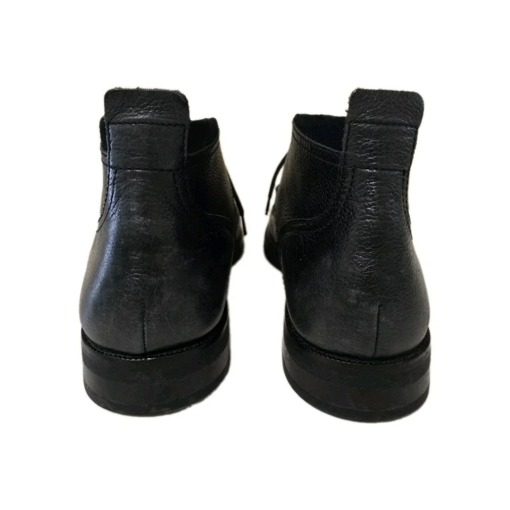 COLE HAAN Mens Black Leather Chukka Boot Size 11 Lace Up